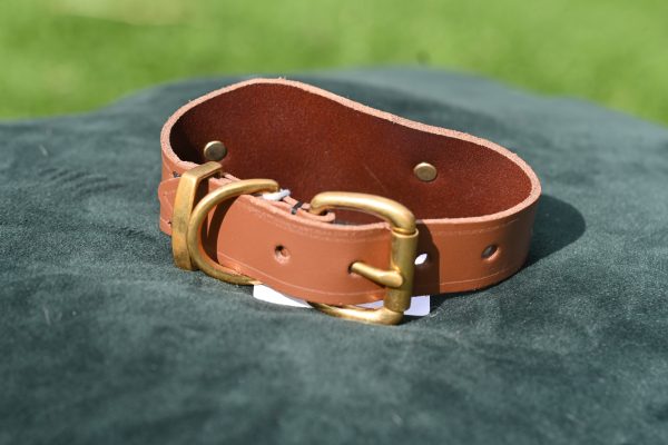 Leather Collar - 7.5" - 11" - Image 3